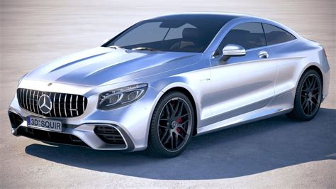 Start following a car and get notified when the price drops! 3D model Mercedes S63 AMG coupe 2018 | CGTrader