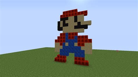 Minecraft Pixel Art Mario Bros Youtube