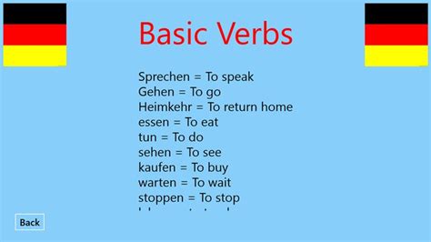 Basic German Words For Windows 8 And 81