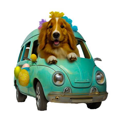 Dog In The Car 23507176 Png