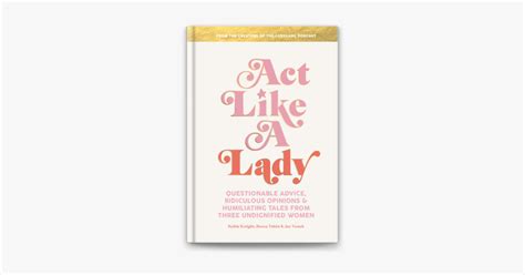 ‎act Like A Lady On Apple Books