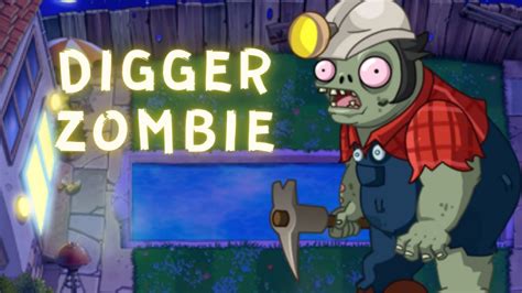 Plants Vs Zombies Digger Zombie Youtube