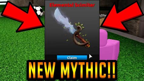 I Crafted The New Elemental Scimitar Mythic Knife Roblox Assassin