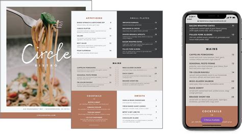 Digital Menu Design Best Practices Spotmenus By Brandmuscle