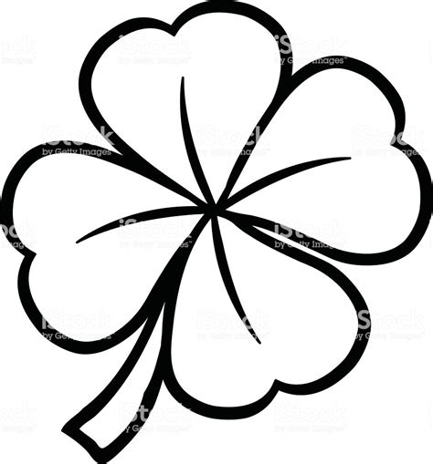 Four Leaf Clover Drawing At Explore Collection Of Four Leaf Clover Drawing
