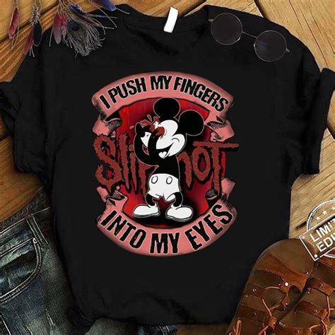 Slipknot Mickey Mouse I Push My Fingers Into My Eyes Shirt Granpashirts