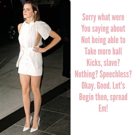 Busted And Denied On Tumblr Emma Watson Ballbusting Femdom