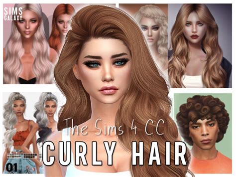 Sims 4 Curly Hair Cc Collection Sims Galaxy