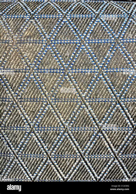 Diamond Pattern In Fabric Stock Photo Alamy