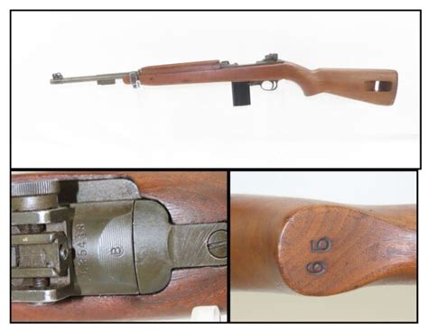 World War Ii Era Us Underwood M1 Carbine 30 Caliber Light Troop Rifle
