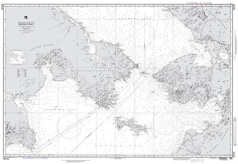 Nga Nautical Chart 96036 Bering Strait Omega