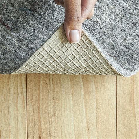 Dual Surface Felt And Latex Non Slip Non Skid Rug Pad 18 Inch Thick