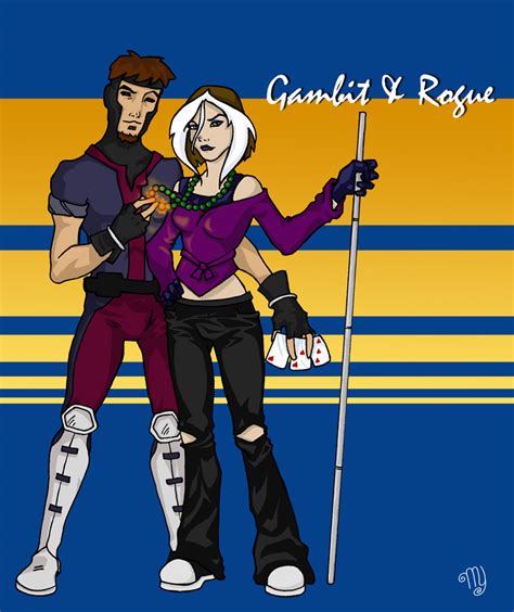 Evolution Gambit And Rogue 01 By Remybuu On Deviantart