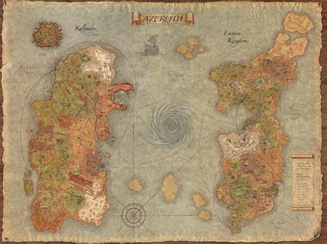 The Map Of Azeroth Rhianolord From Reddit World Of Warcraft Vanilla