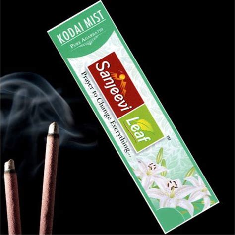Sanjeevi Leaf Jasmine Madurai Malli Kodai Mist Incense Sticks For