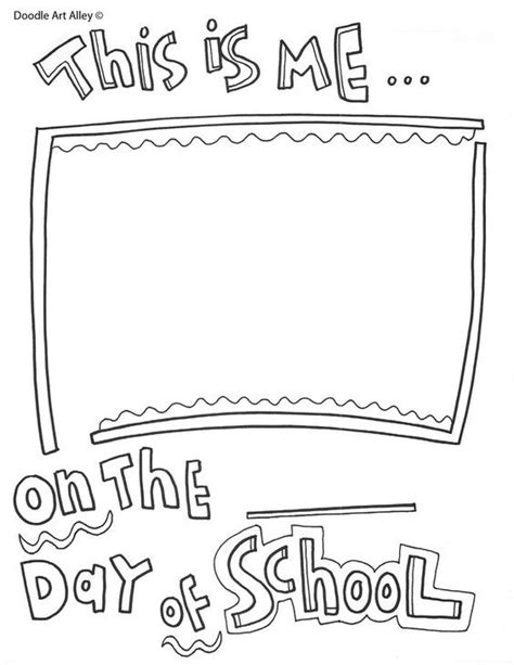 First day of school back to school colouring coloring pages preschool ideas craft ideas school craft school projects ruler. pinterest09.jpg (564×730) | Kindergarten first day