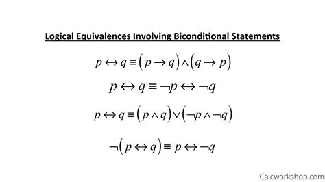 Logical Equivalence Explained W 13 Examples