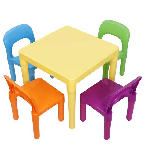 Get great deals at target™ today. Kids Plastic Table and Chairs Set Multiple Colors Durable ...