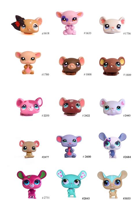 Littlest pet shop figures lps 518 teardrop blue eyes dachshund wiener dog toys. Nicole`s LPS blog - Littlest Pet Shop: Pets: Mouse