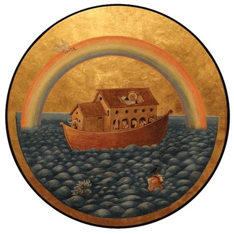 Noahs Ark Round Icon Ancient Faith Store
