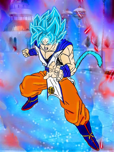 Goku Ultra Instinct Blue By Stayfrosty2401 On Deviantart