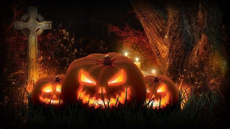 Scary Halloween Pumpkin Wallpaper 1080p Happy Halloween Desktop Free