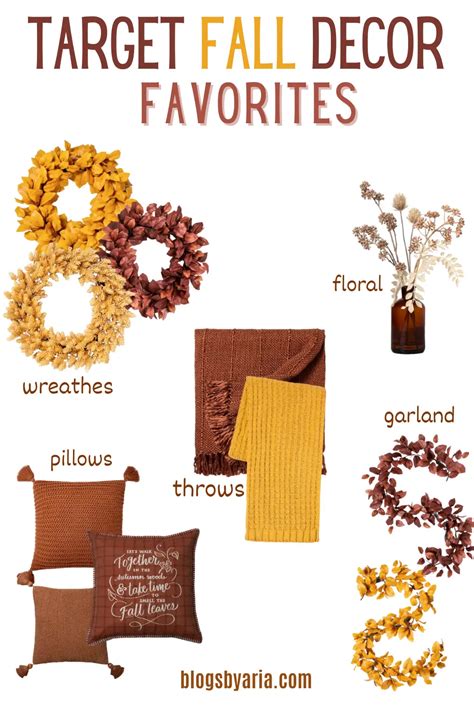 Target Fall Decor Favorites Blogs By Aria