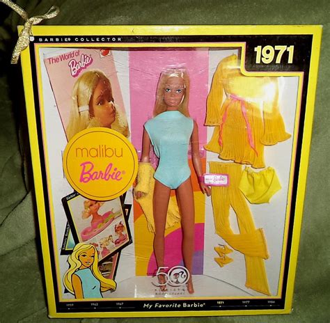 New My Favorite Barbie Malibu Barbie 1971 50th Anniversary 2008