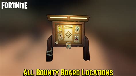 All Bounty Board Locations In Fortnite Chapter 3 Season 2