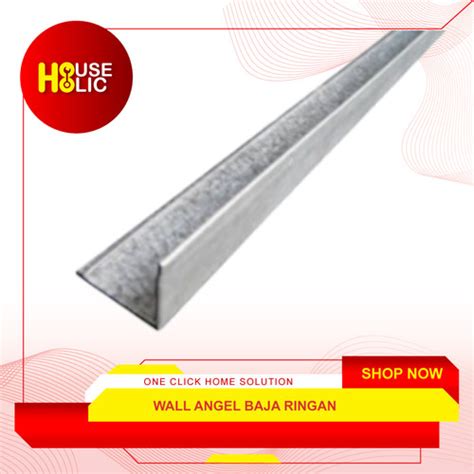 Jual Wall Angel Enjel Gantungan Holo Siku L Rangka Plapon Wall Angle