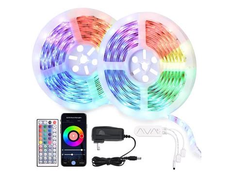 Taotronics Led Strip Lights Waterproof 164ft X2 Rgb Rope Lights