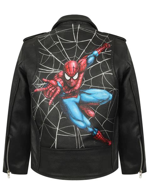 Spiderman Leather Jacket Go Gairy