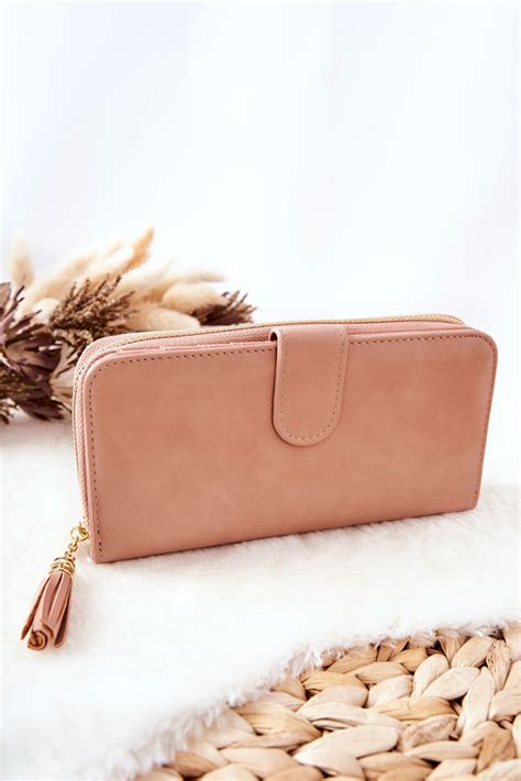 Large Women S Wallet With Extra Wallets Nude Cheap And Fashionable