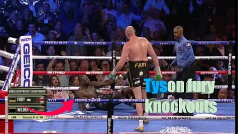 Tyson Fury Highlights Knockouts Replay Youtube
