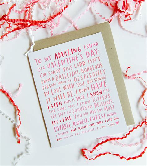 What should i write in a valentine's day card? Awkward Typographic Valentine's Day Cards That Will Make ...