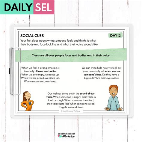 Social Cues Sel Activities For Distance Learning Social Emotional