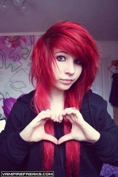Emo With Red Hair