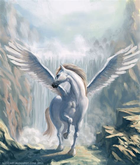 Pegaso Imagen De Shoz Fantasy Creatures Unicorn Fantasy Unicorn