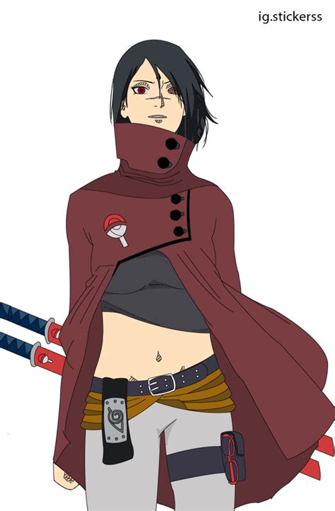 A New Look For Sarada Made It In Ms Paint Using Mouse Her Jugs Are