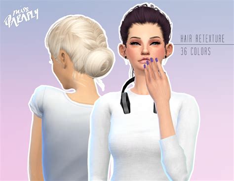 Sims 4 Hairs ~ Miss Paraply Newsea S Agnes Hairstyle
