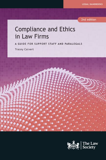 Compliance And Ethics In Law Firms Law Society Bookshop