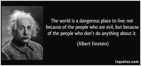 Albert Einstein Quotes Evil Quotesgram