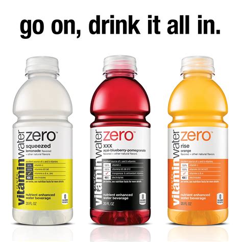 vitaminwater zero, electrolyte enhanced water w/vitamins, variety pack