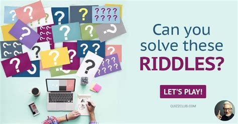 Can You Solve These Riddles Trivia Quiz Quizzclub