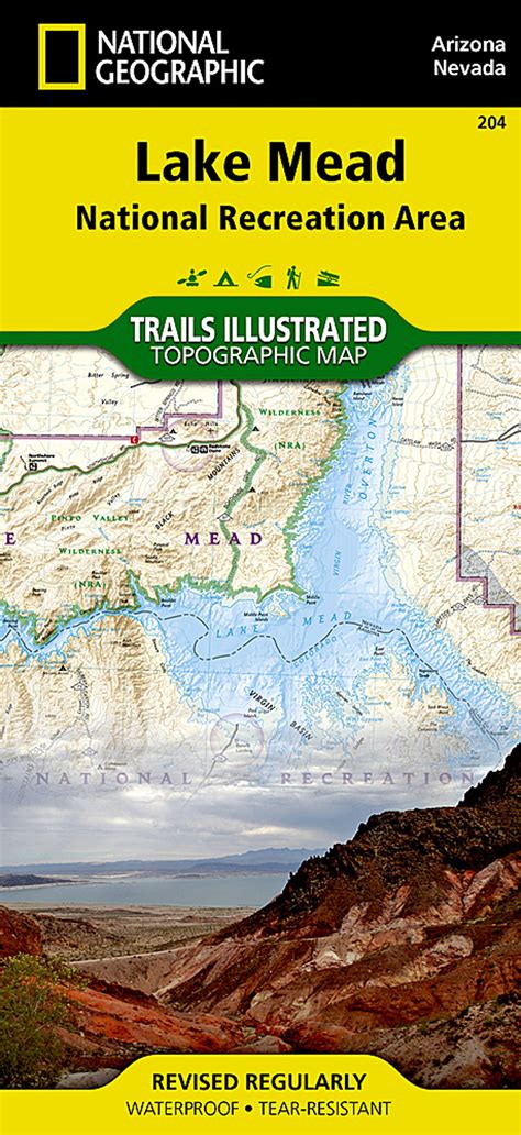 Lake Mead National Recreational Area Map The Hiker Box