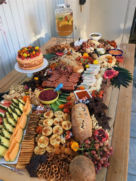 Grazing Table Party Snack Table Party Food Platters Party Snacks