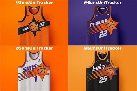Phoenix Suns New Uniforms 2023