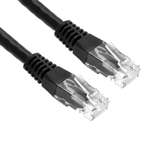 Ethernet crossover cable wiring is different since it will connect two computers rather than a computer to a network. 5M Network Cat5e ETHERNET Cable RJ45 LAN Internet High Speed Lead Wire Black | eBay