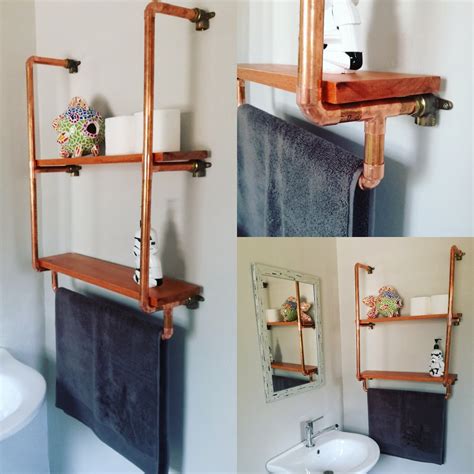 Copper Pipe Shelves Easy Diy Project That Can Be Finished In A Day