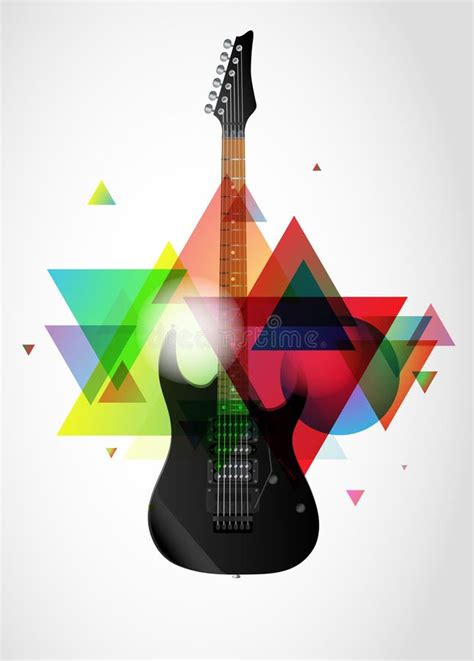 Guitar Abstract Stock Illustration Illustration Of Graphic 14314533